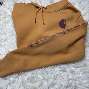 Carhartt Tan Relaxed Fit Hoodie